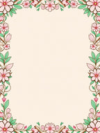 Floral Branch Pink Petal Design Rug