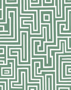 Geometric Maze Pattern Rug