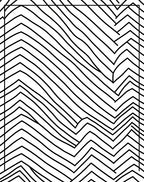 Monoline Wavy Chevron Pattern Design Rug