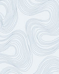 Serene Wave Contour Pattern Rug