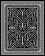 Bold Geometric Lines Abstract Design Rug