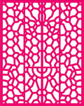 Modern Geometric Lattice Abstract Pattern Rug