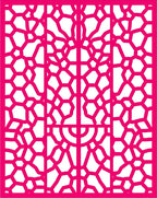 Modern Geometric Lattice Abstract Pattern Rug