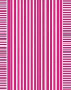 Bright Pink and White Stripe Pattern Rug