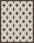 Classic Floral Lattice Patterned Rug
