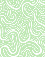 Soft Swirls Abstract Pattern Rug