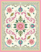 Floral Medallion Delightful Pattern Rug