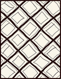 Abstract Diamond Pattern Rug