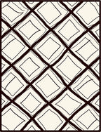 Abstract Diamond Pattern Rug
