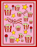 Popcorn Stars Playful Pattern Rug