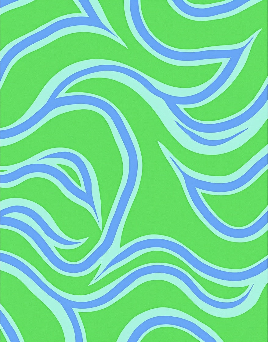 Swirling Abstract Pattern Rug