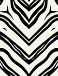 Bold Black White Stripe Pattern Rug