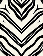 Bold Black White Stripe Pattern Rug