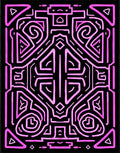 Pink Geometric Abstract Art Rug