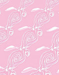 Swirl Blossom Pink Design Rug