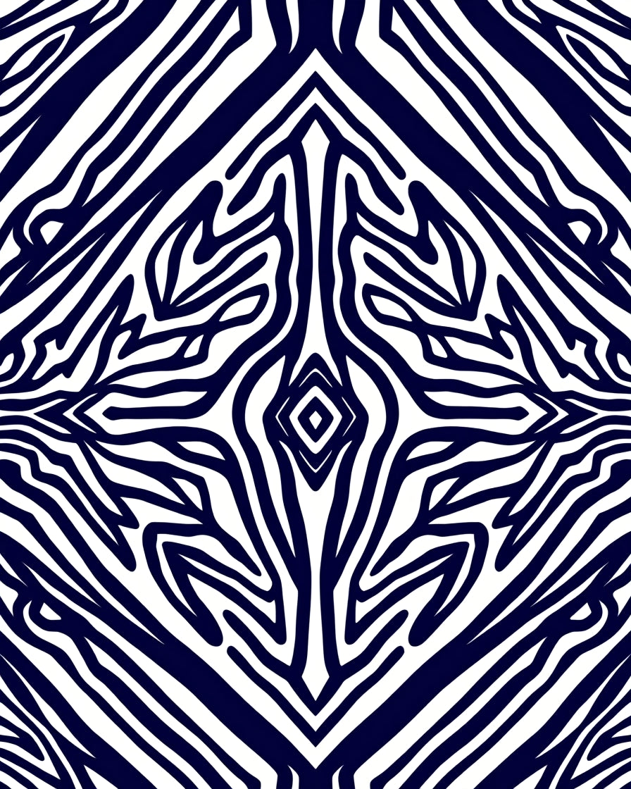 Bold Zebra Stripe Abstract Pattern Rug