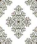 Traditional Floral Damask Pattern Rug