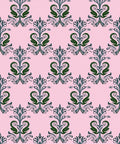 Ornate Floral Swirl Pattern Design Rug