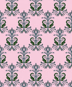 Ornate Floral Swirl Pattern Design Rug