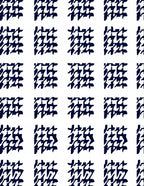 Classic Houndstooth Patterned Rug
