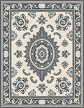 Ornate Floral Mandala Patterned Rug