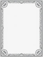 Ornate Black Flourish Scroll Frame Rug