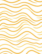 Golden Wave Pattern Rug Design Rug