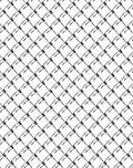 Monochrome Diamond Mesh Pattern Rug