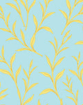 Textured Golden Twig Pattern Rug