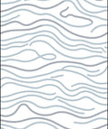 Abstract Wavy Line Pattern Design Rug