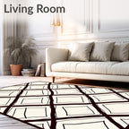 Abstract Diamond Pattern Rug