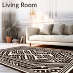 Geometric Tribal Patterned Rug