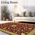 Classic Floral Medallion Design Rug