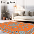 Mandala Floral Baroque Pattern Rug