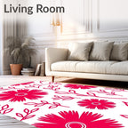 Modern Floral Vine Pattern Rug