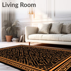 Intricate Geometric Design Rug