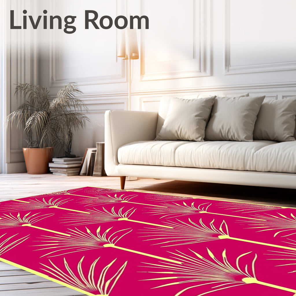Bold Fan Patterned Bold Design Rug