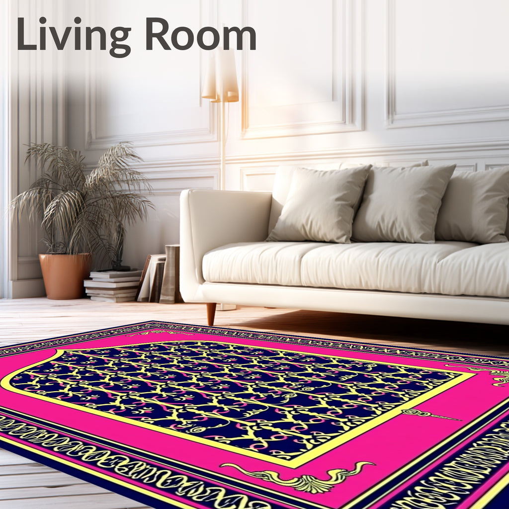 Ornate Arch Geometric Pattern Rug