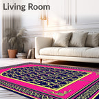 Ornate Arch Geometric Pattern Rug
