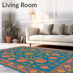 Floral Garden Art Nouveau Rug