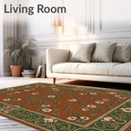 Art Nouveau Floral Garden Rug