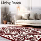 Classic Regal Floral Medallion Design Rug