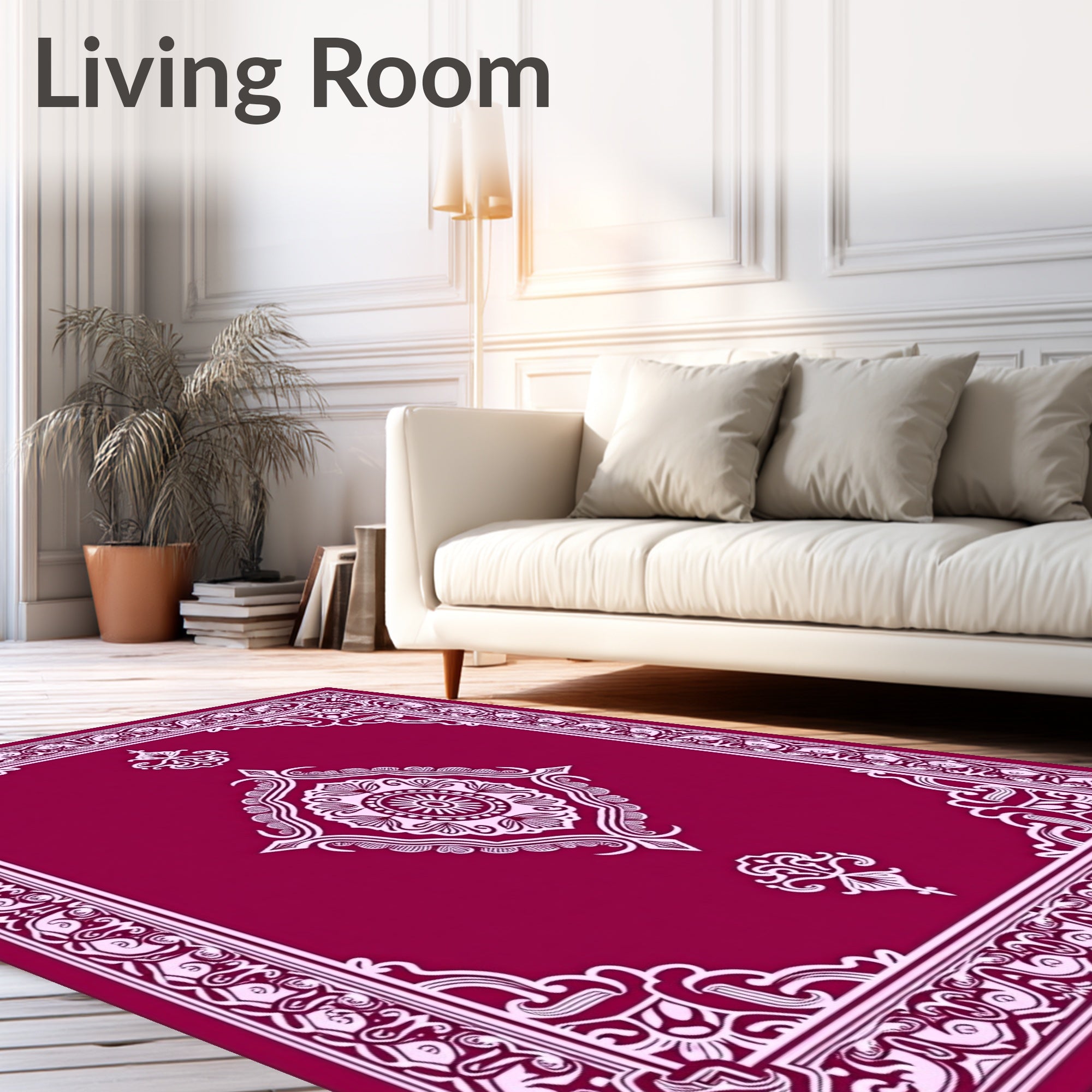 Traditional Intricate Floral Medallion Rug