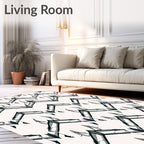 Abstract Chevron Pattern Rug