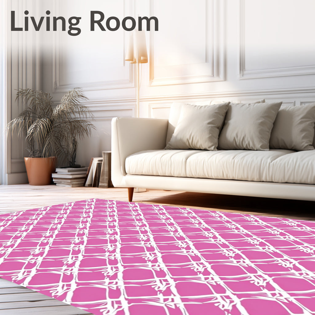 Bold Chain Link Modern Pattern Rug