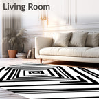 Monochromatic Geometric Tunnels Rug