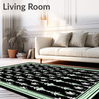 Art Deco Symmetry Repeating Pattern Rug