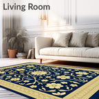 Classic Floral Vine Arabesque Rug