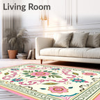 Floral Medallion Delightful Pattern Rug