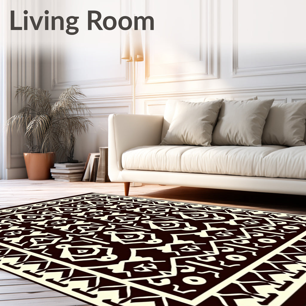 Intricate Geometric Pattern Rug